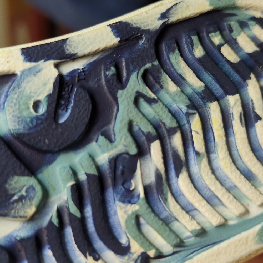 Native Jefferson Blue and White Shoes Size 7 - Picture 8 of 11